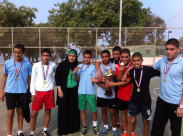 يافا: اختتام المرحلة الأولى من دوري كرة القدم للبنين للمرحلة الاعدادية في الثانوية الشاملة 